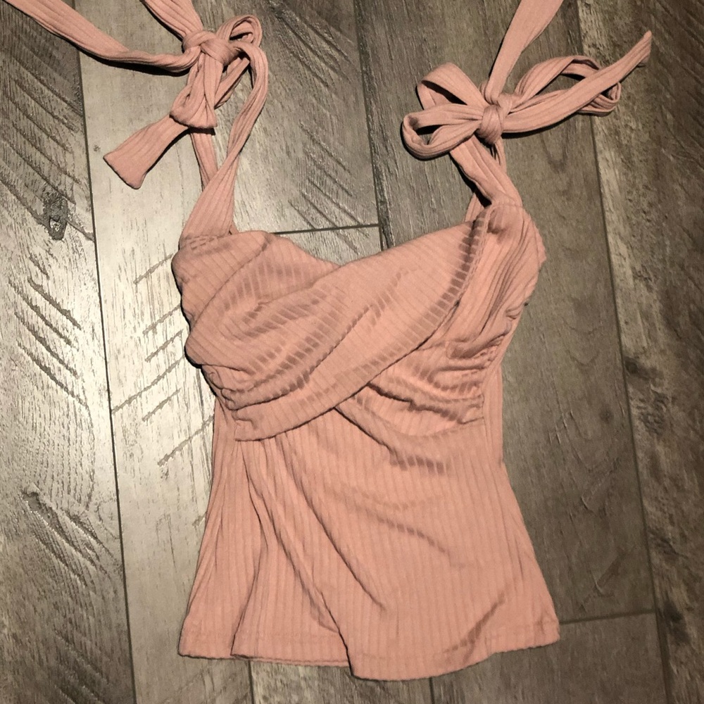 Tie tank top